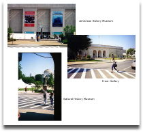American History Museum, Natrual History Museum, Freer Gallery