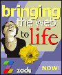 With Zadu, the Web springs to life and
you can interact with people