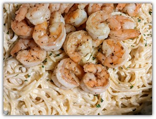 Shrimp with Creamy Pasta Sauce